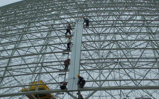 宜昌网架装配好以后应当留神哪八项验收事件